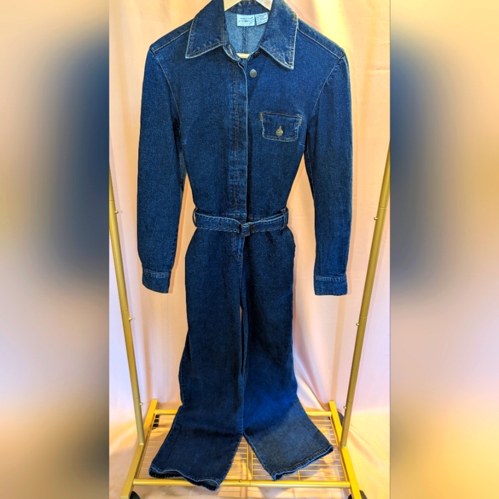 Vintage Jeanology flare Jumpsuit!